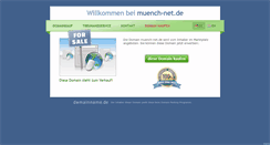 Desktop Screenshot of muench-net.de